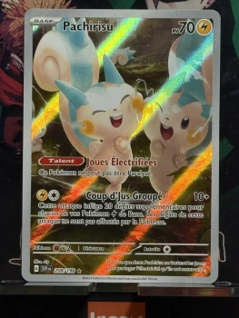 Carte Pokemon PACHIRISU ALT 208/198 EV01 Écarlate Et Violet FR