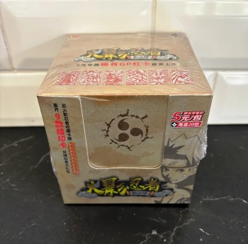 Display Naruto Little Dino Gold cube Box 20 Boosters Sakura Sasuke ! 100 Cartes à collectionner Neuf