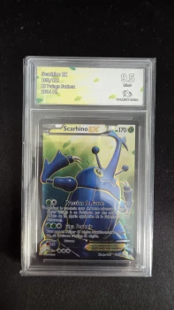 Carte Gradée Pokémon Collect Aura Scarhino EX 105/111 9.5 n°530088823