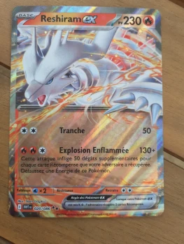 Carte Pokémon Reshiram EX 020/086 EV10.5 Flammes blanches - Neuve