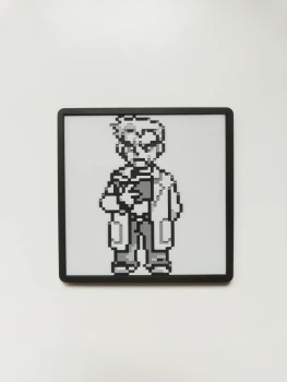 Plaque décorative Sprite Professeur Chen - jeux GameBoy 1G