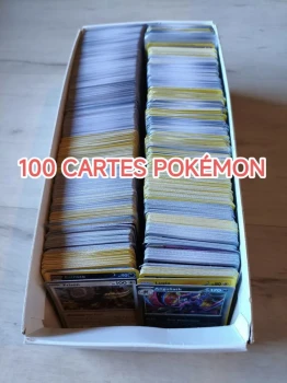 100 cartes Pokémon