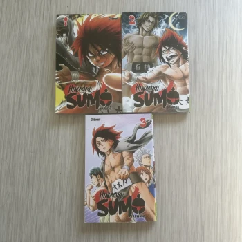 3 premier tomes de Hinomaru Sumo