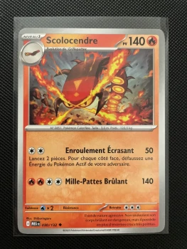 Carte Pokémon - SCOLOCENDRE 030/132 - Méga évolution