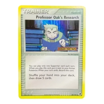 CARTE POKEMON PROFESSOR OAK RESEARCH REVERSE DRAGON FRONTIERS ANGLAIS 80/101