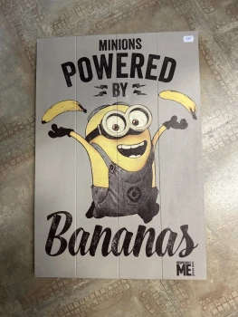 Cadre en bois minions neuf