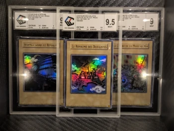 Set 3 Cartes Voyage Royaume Duellistes Main Du Roi Decks Legende Yugi CCC