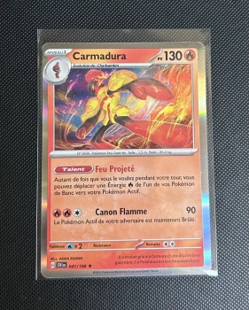 Carte Pokémon - Carmadura 41/198 - Holo - Écarlate et Violet