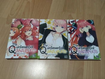 Manga the Quintessencial Quintuplets tome 1 à 3