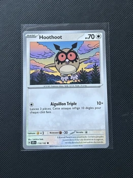 Carte Pokémon - Hoothoot 114/142 - Couronne Stellaire