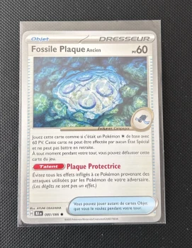 Carte Pokémon - Fossile Plaque Ancien 80/86 - Foudre Noire