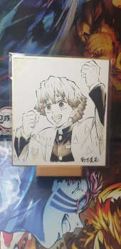 Shikishi Demon Slayer - Zenitsu Agatsuma