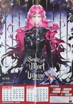 Poster Manga Seule La Mort Attend La Vilaine Kurokawa Kotoon Webtoon Delitoon