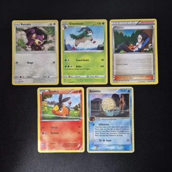 Cartes Pokemon : Lot de cartes divers