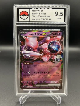 Mewtwo EX sv10 039/098 Akatsu grading 9.5