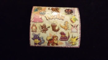 Feuilles de stickers, 'Pokémon Stickers Déco' collection 1999 (6/6)