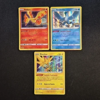 Cartes Pokemon : Oiseaux Légendaires - Pokemon Go