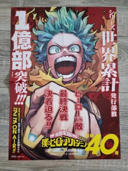 Poster promotionnel My Hero Academia Tome 40