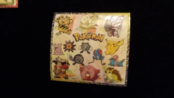 Feuilles de stickers, 'Pokémon Stickers Déco' collection 1999 (5/6)