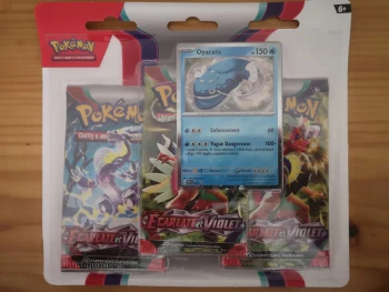 Pokémon Booster x3 Ecarlate et Violet Oyacata Tripack EV01 Officiel Neuf sous Scellé 🎁