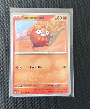 Carte Pokémon - Darumarond 13/86 - Foudre Noire