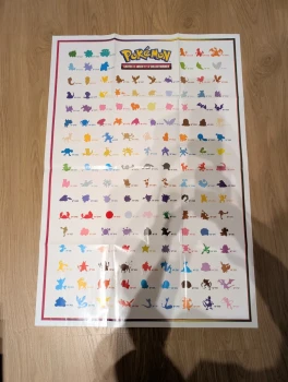 Poster Pokémon - Coffret 151 Recto/Verso