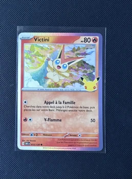 Carte Pokémon - Victini 13/128 - Holo - 30ème Anniversaire