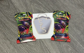 2 Boosters Pokémon ME02 Flamme fantasmagorique, en français sous blister