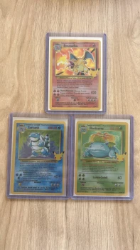 Carte Pokémon dracaufeu / Tortank / Florizarre