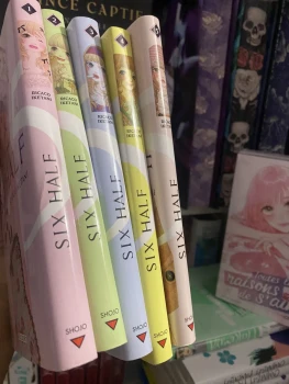 Six half manga T1-5 de Ricaco Iketani