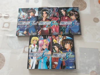 Lot 5 mangas - Gundam seed - tomes 1 à 5