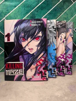 Manga : killing maze - integrale 4 tomes ( comme neuf )