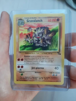 Gravalanch Fossile 2 ème Édition  Mint 27/62
