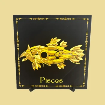 Saint Seiya – Armure des poissons | Portrait décoratif impression 3D | Chevaliers du Zodiaque