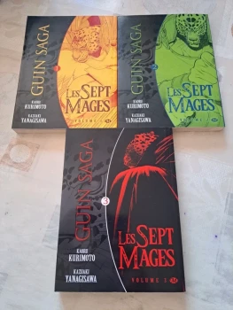 Lot 3 mangas - Guin Saga : Les sept mages - tomes 1 à 3 - Milady