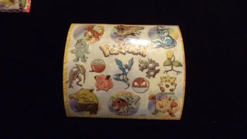 Feuilles de stickers, 'Pokémon Stickers Déco' collection 1999 (3/6)