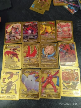 Lot de carte pokemon gold