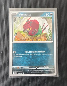 Carte Pokémon - Venipatte 54/86 - Foudre Noire