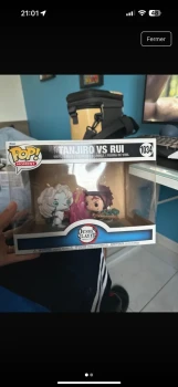 Figurine pop tanjiro vs Rui démon slayer