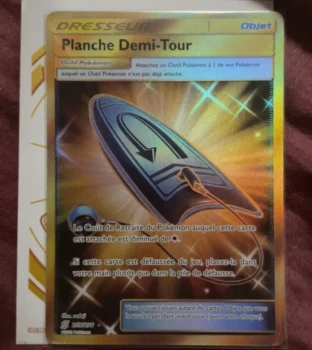 Carte Pokémon Gold Planche Demi Tour ⭐️