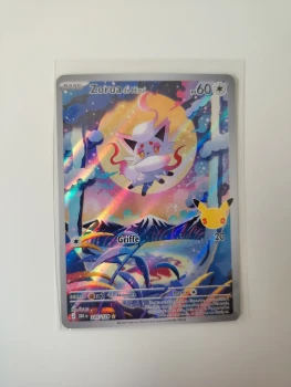 Carte Pokemon 30 ans Zorua de Hisui AR 145/128 NM 🇫🇷