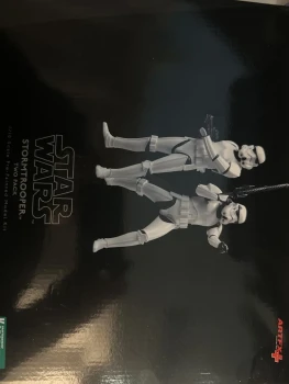 Boîte figurine star wars 2 stormtrooper artx neuf