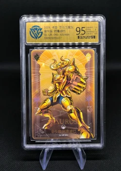Carte Kayou Saint Seiya UR-043 Aldebaran numérotée et gradée CCG