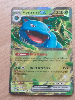 Carte Pokémon Florizarre EX 003/165 EV3.5 Série 151 MEW - Neuve