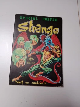 Strange N° 67 Lug Marvel  1975 avec poster attaché  (poster iron man décor de rocher ) TBE