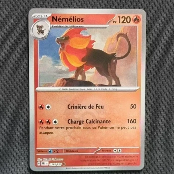 Carte pokemon Némélios 016/131 POKEBALL - EV8.5  Evolutions prismatiques (2005)