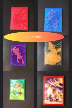 Sleeves Pokémon Officielles neuves : 0,20€ l'unité 🔥