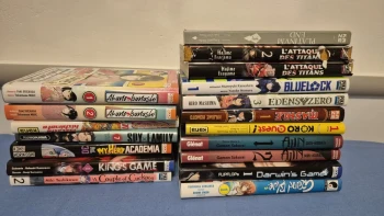 Lot de 18 mangas shonen