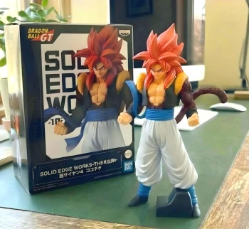 🐉 [NEUF] Figurine Dragon Ball GT Gogeta SSJ4 Solid Edge Works