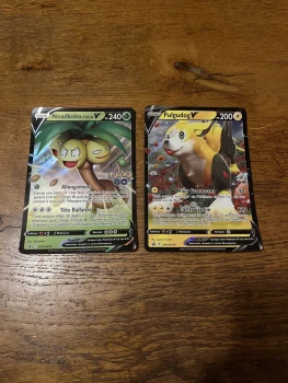 Lot de 2 grosse cartes Pokémon
